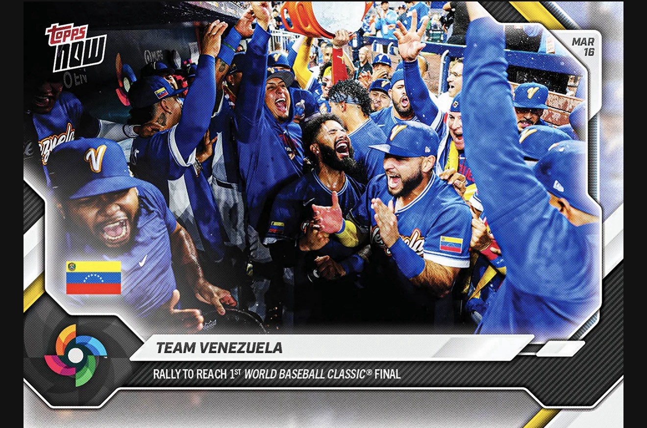 2026 Team Venezuela Advance World Baseball Classic Topps NOW Card 40