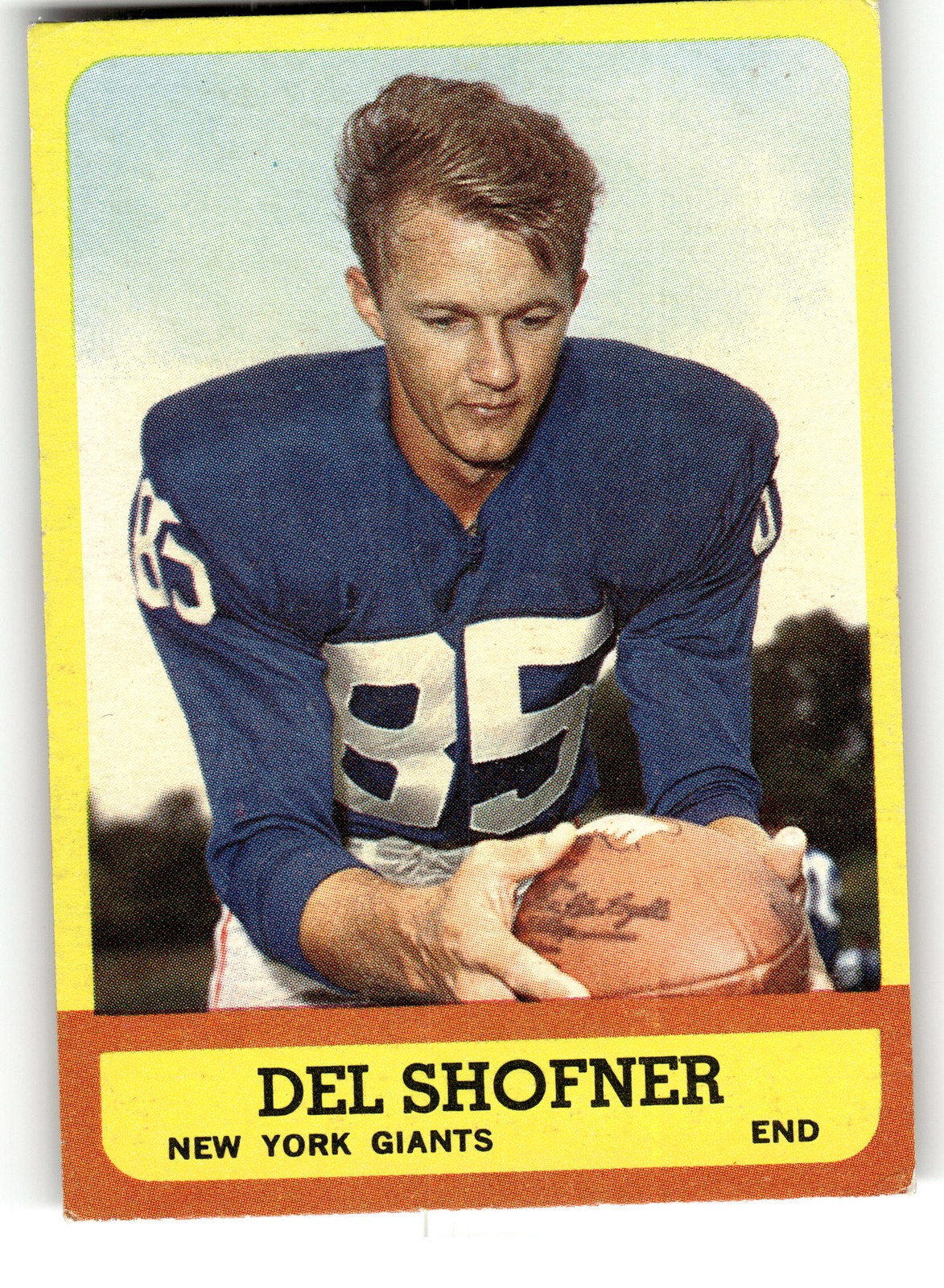 1963 Topps #50 Del Shofner