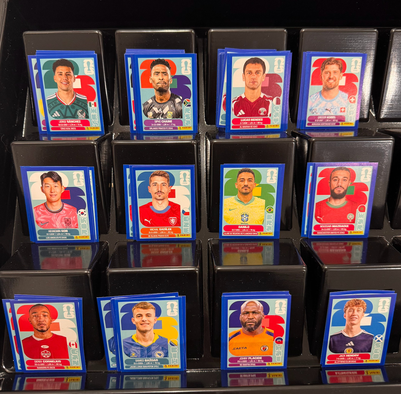 2026 Panini FIFA World Cup Sticker Blue Parallel Complete Lot FWC Group A B C