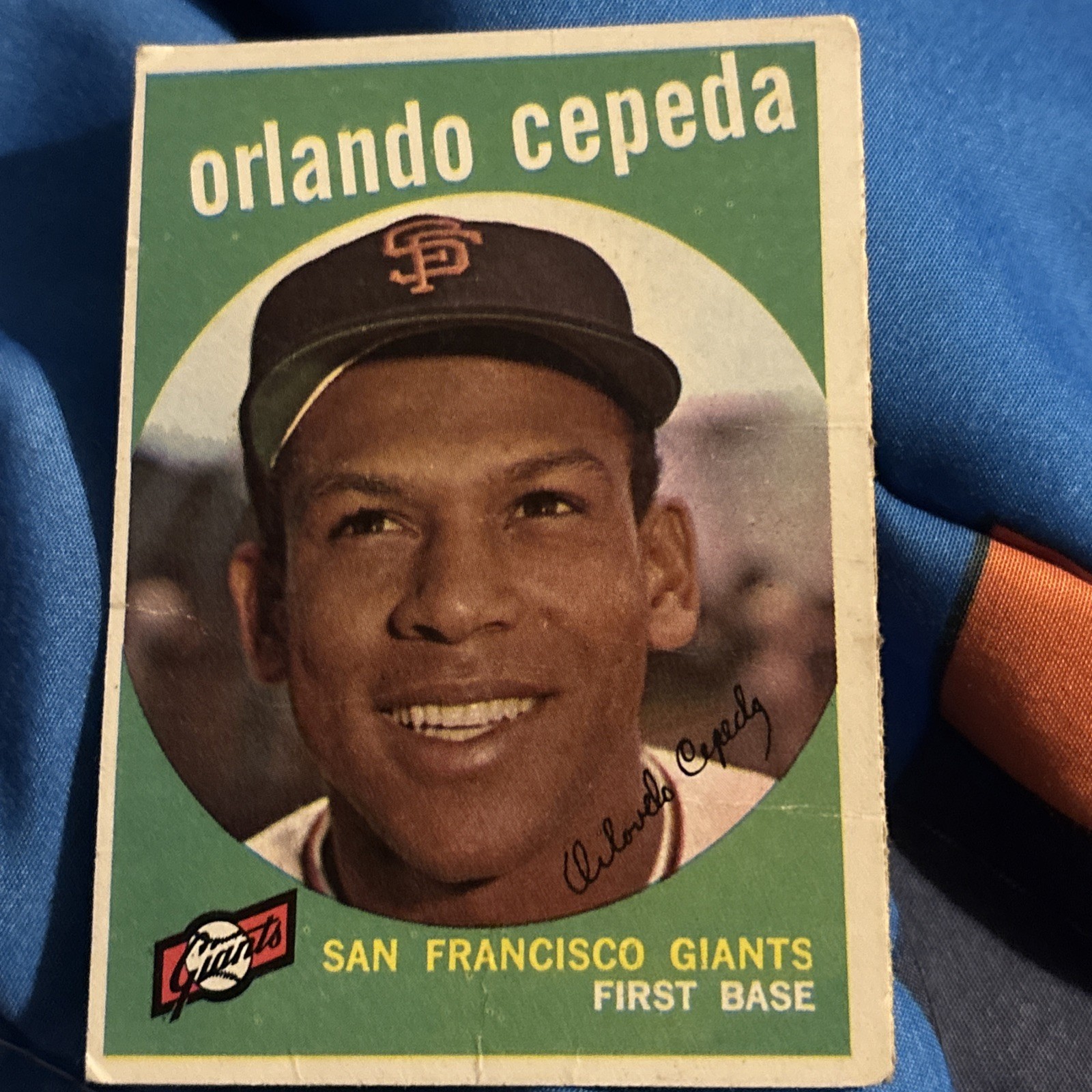 1959 Topps Orlando Cepeda #390