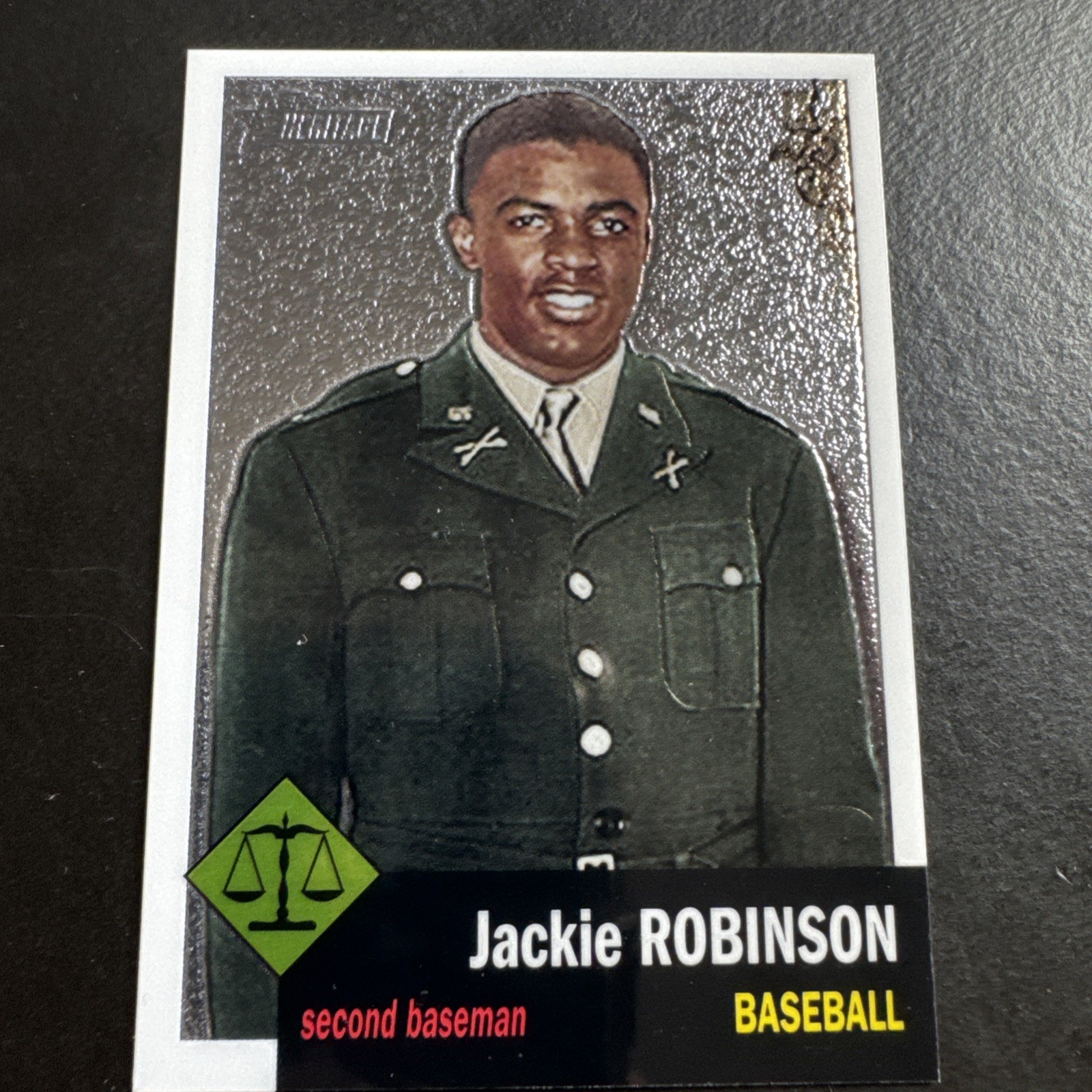 2009 Topps Heritage Jackie Robinson American Heroes Chrome #/1776 Dodgers