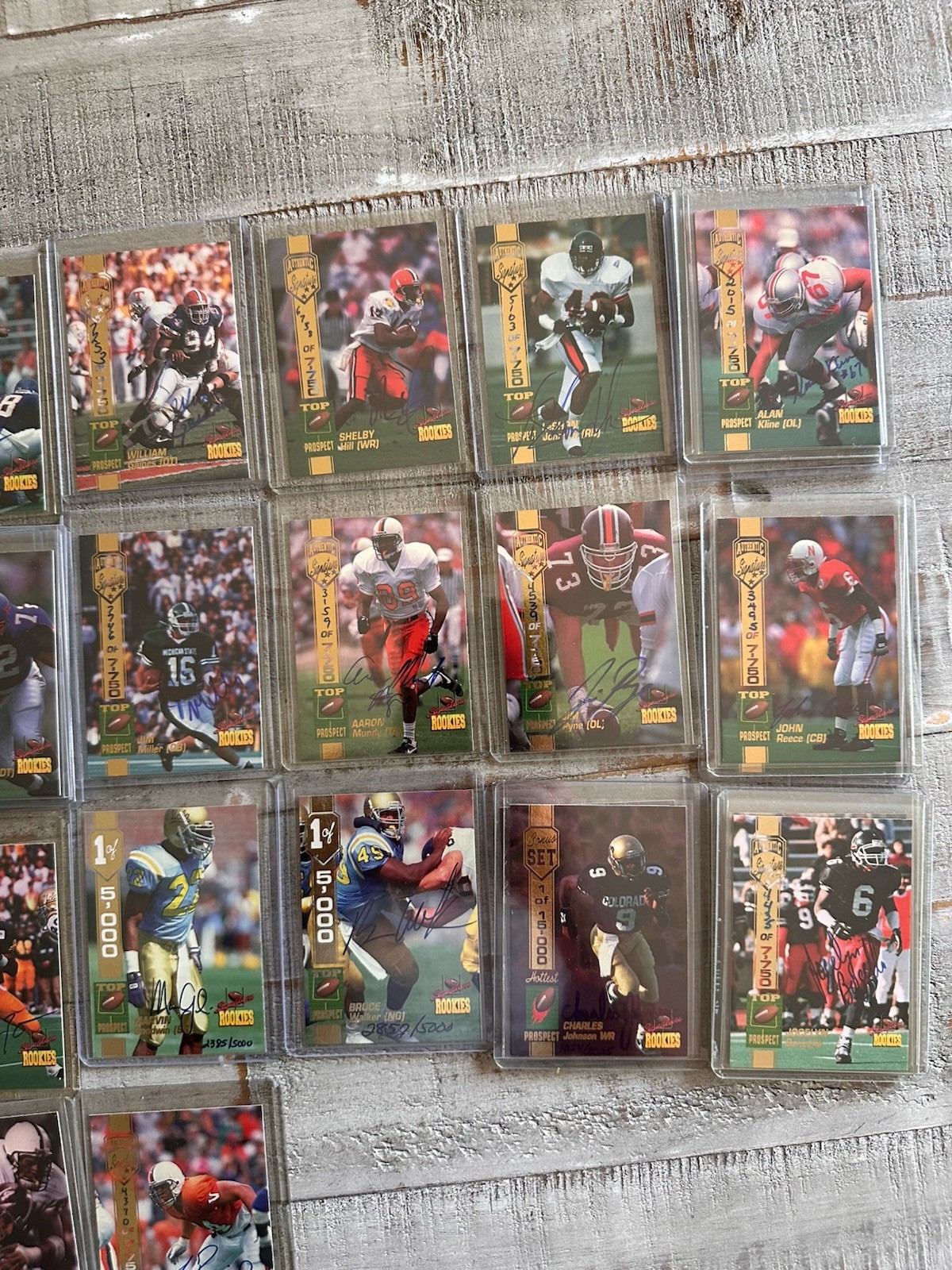1994 Signature Rookies Autographed Football Cards – You Choose