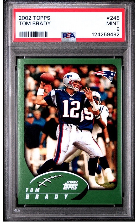 2002 Topps Tom Brady #248 PSA 9 Freshly Graded GOAT