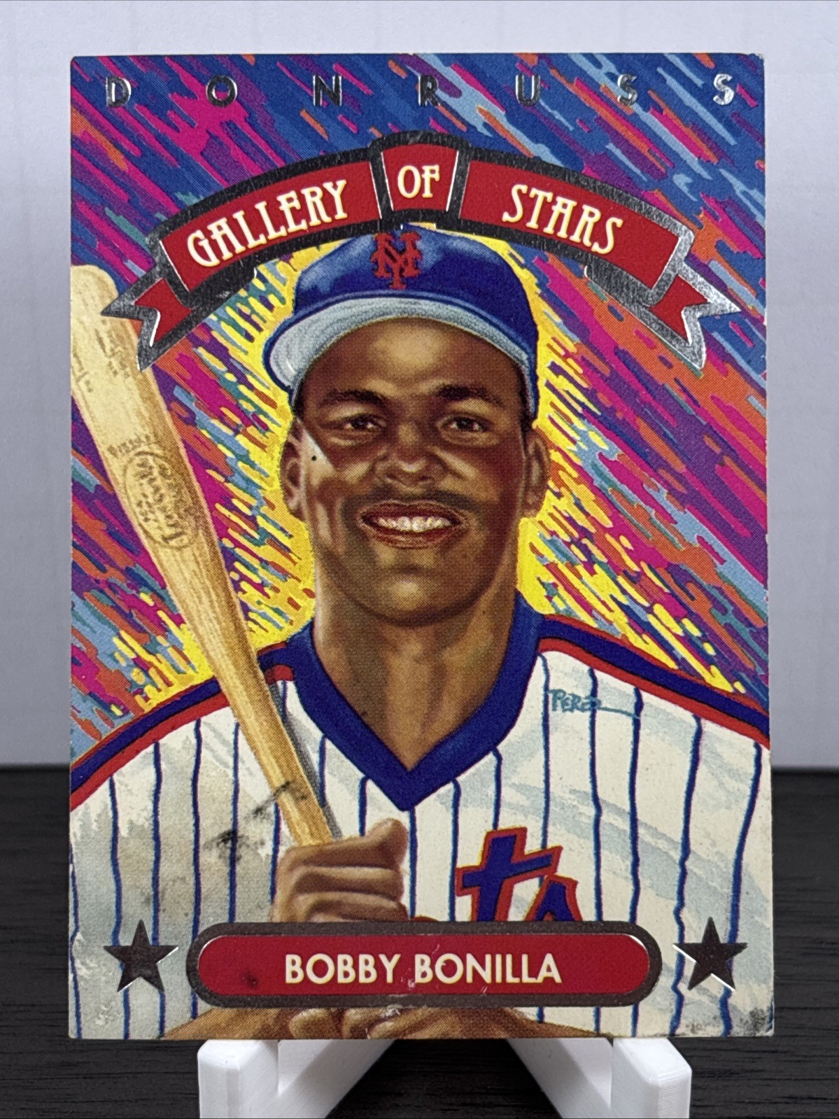 1992 Donruss Gallery of Stars Bobby Bonilla Mets #GS-1
