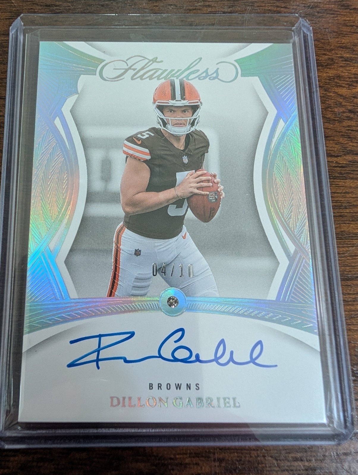 2025 Panini Flawless Dillon Gabriel Rookie Gems Signatures Diamond /10 RC