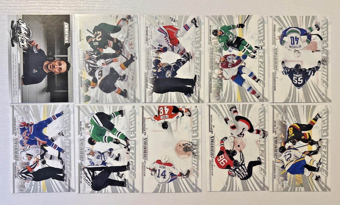 2024-25 UD Credentials Inserts, Parallels, #’d, RC’s! Complete Your Sets! U PICK