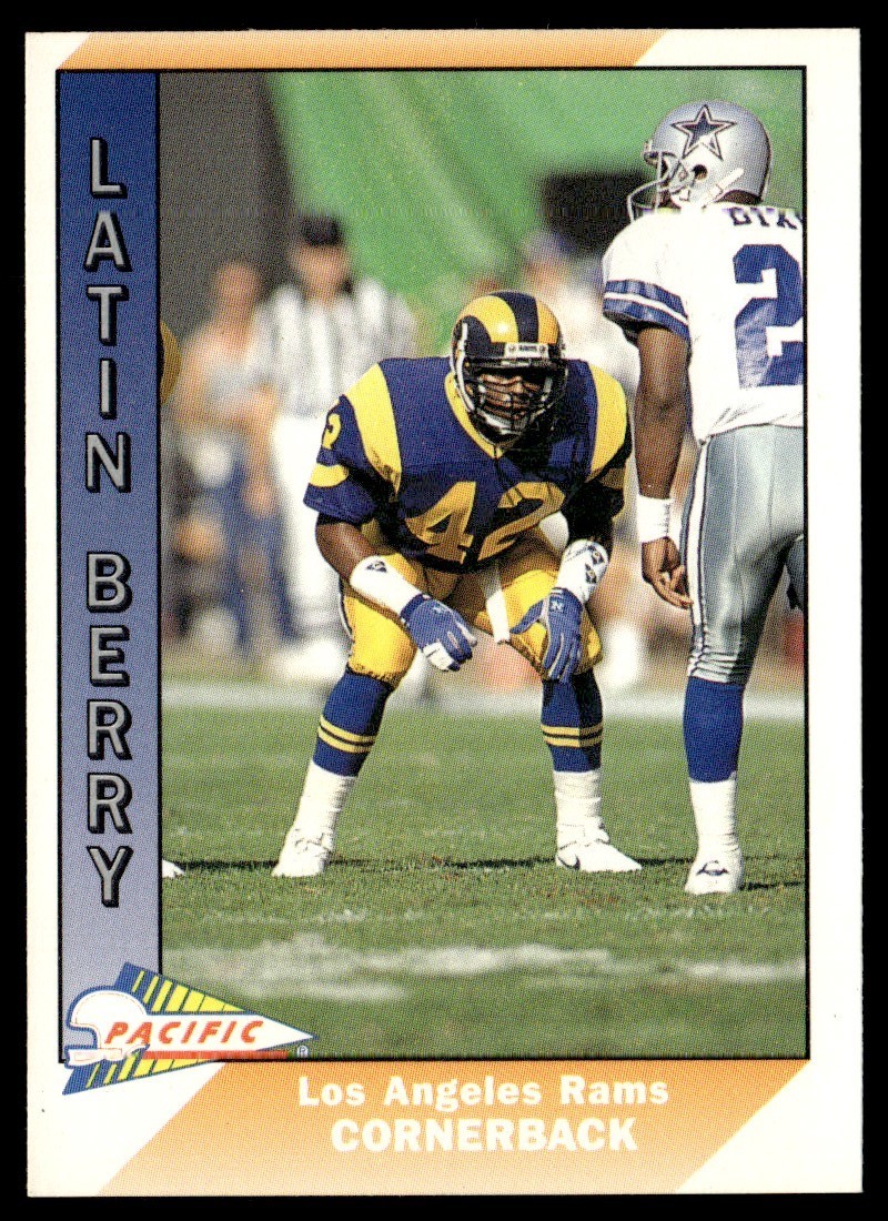 1991 Pacific Latin Berry Rookie Los Angeles Rams #246