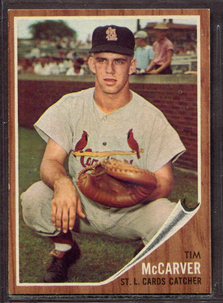 1962 Topps Set-Break #167 Tim McCarver NR-MINT *JAYSACE*