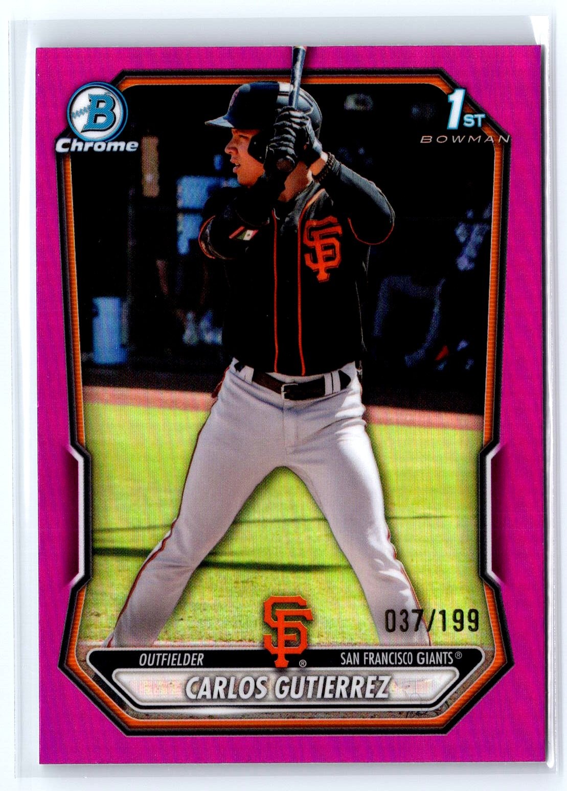 2026 Bowman | Carlos Gutierrez | 1st Bowman Fuchsia /199