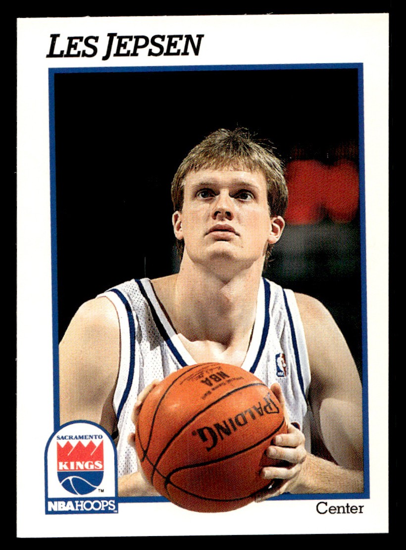 1991-92 NBA Hoops – Les Jepsen #427 Basketball Sports Card Raw Trading Card