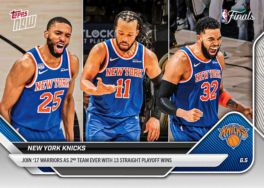 New York Knicks – 2025-26 NBA Topps NOW – Card 330