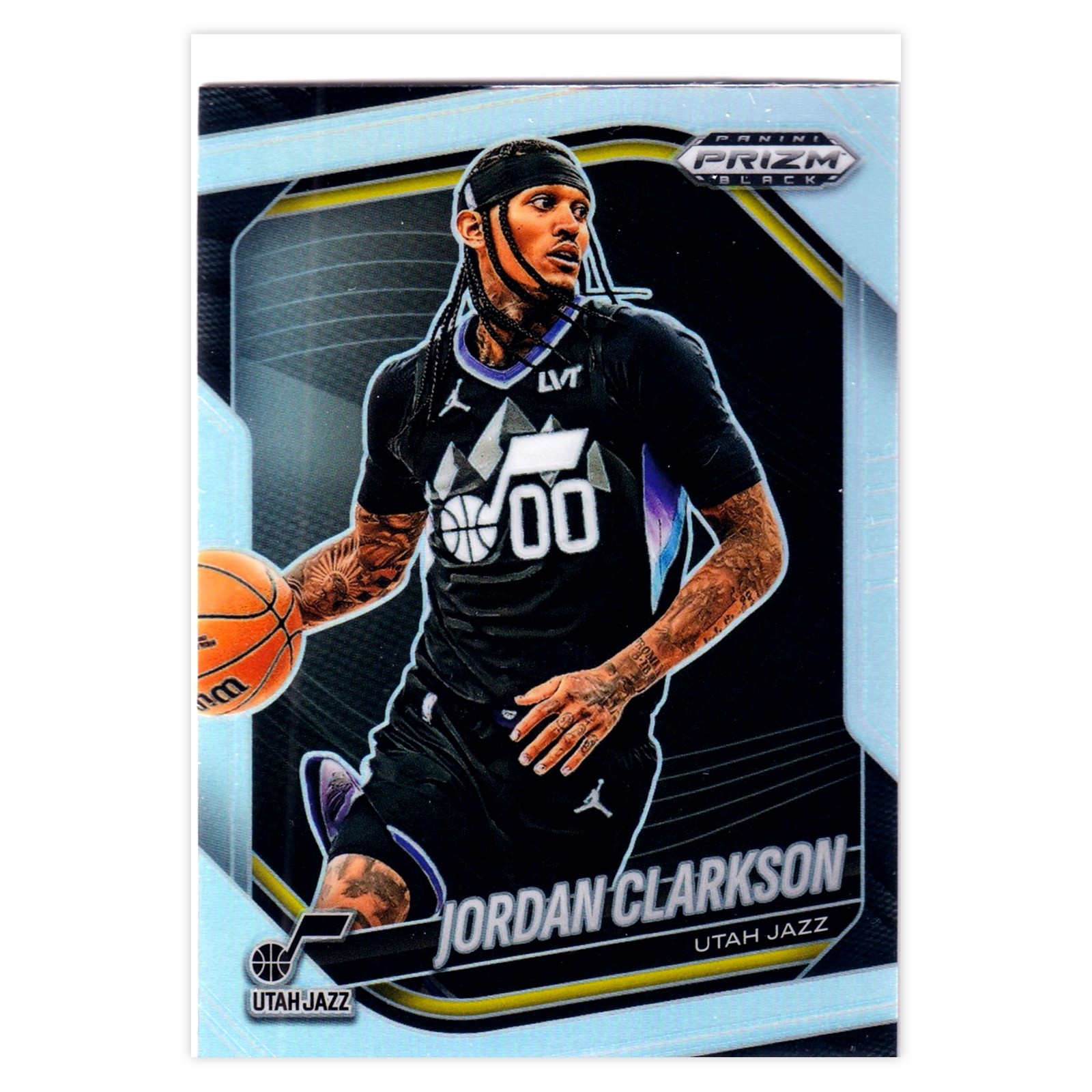 Panini Prizm Black 2024-25 #19 Jordan Clarkson Silver