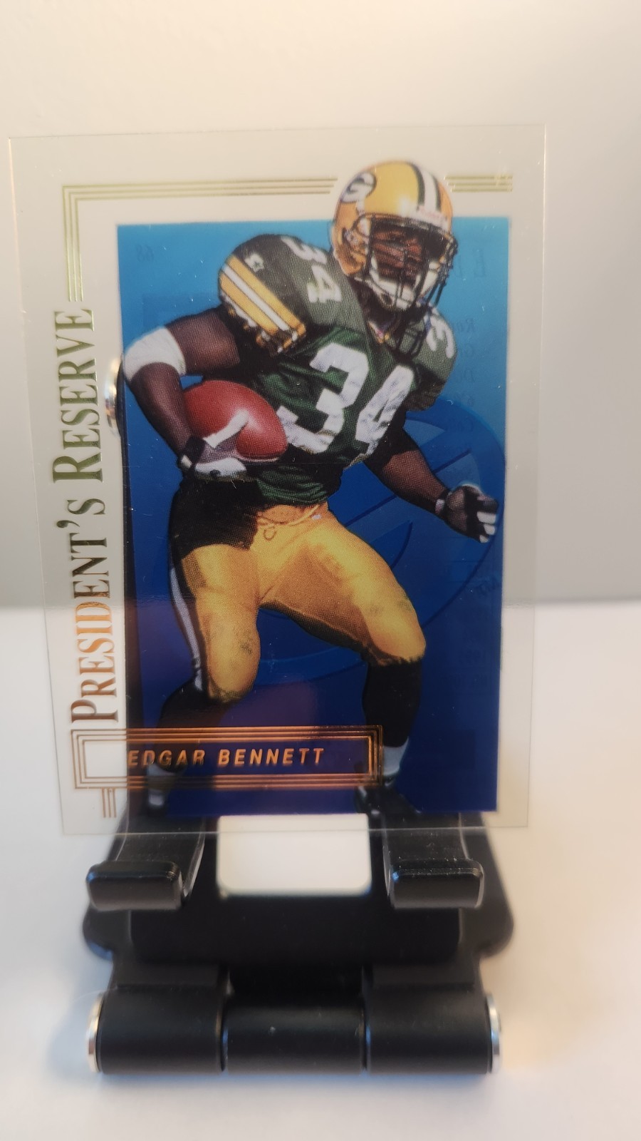 1996 Collector’s Edge President’s Reserve #68 Edgar Bennett GREEN BAY PACKERS