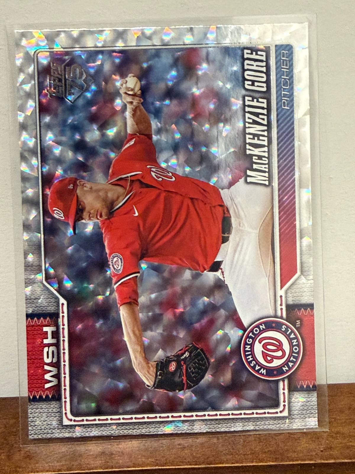 2026 Topps MacKenzie Gore Silver Crackle Foil