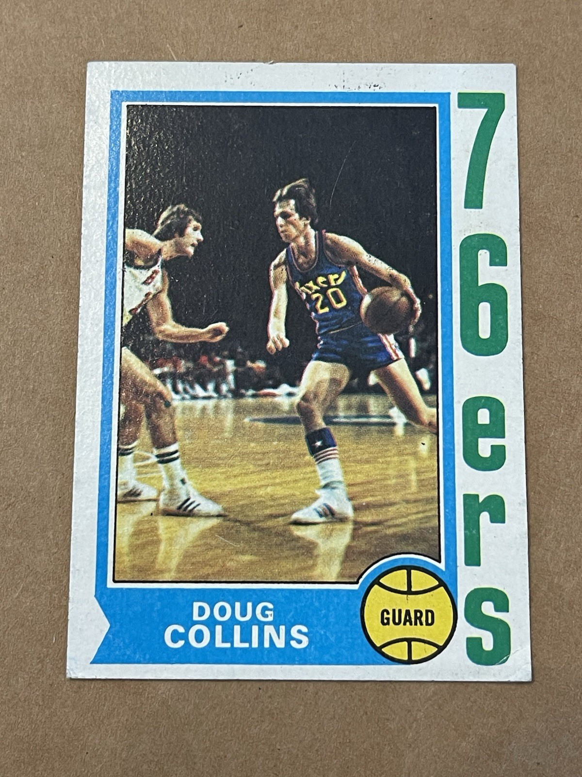 1974 – 75 Topps Basketball Doug Collins #129 ROOKIE RC Philadelphia