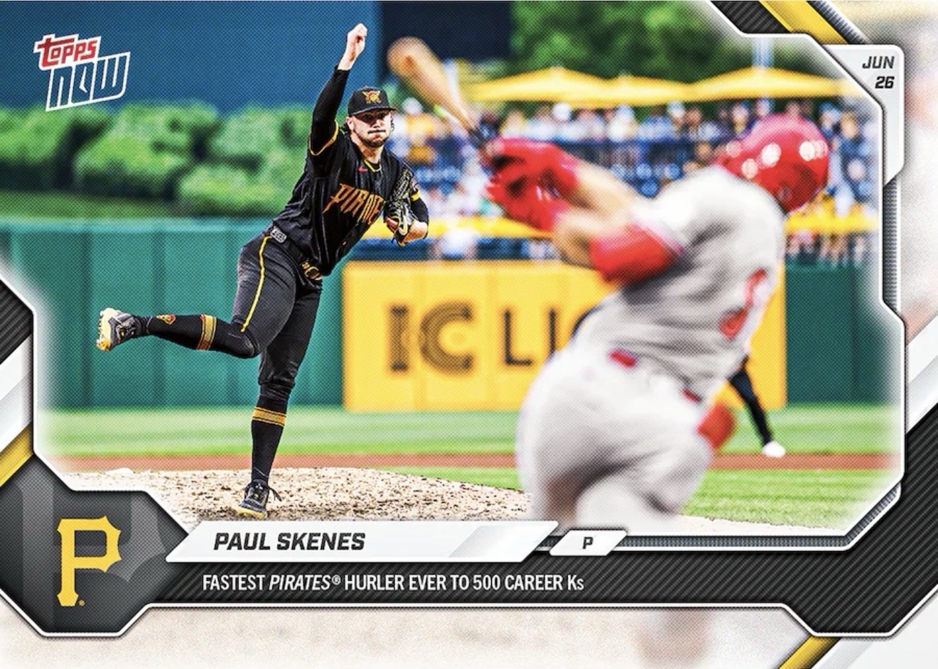 Paul Skenes 500th K 2026 MLB Topps NOW Card 380 Presale