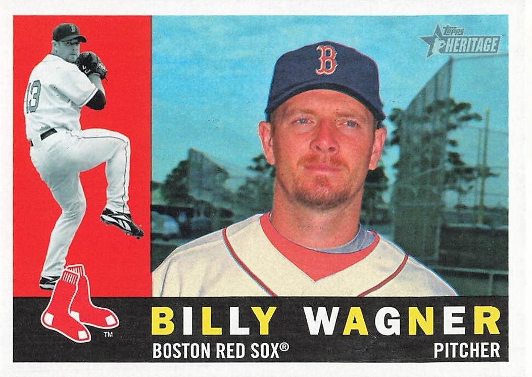 BILLY WAGNER 2009 TOPPS HERITAGE BASEBALL #632