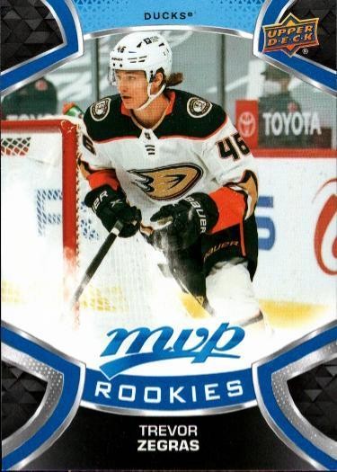 2021-22 Upper Deck MVP Blue #249 Trevor Zegras RC Flyers