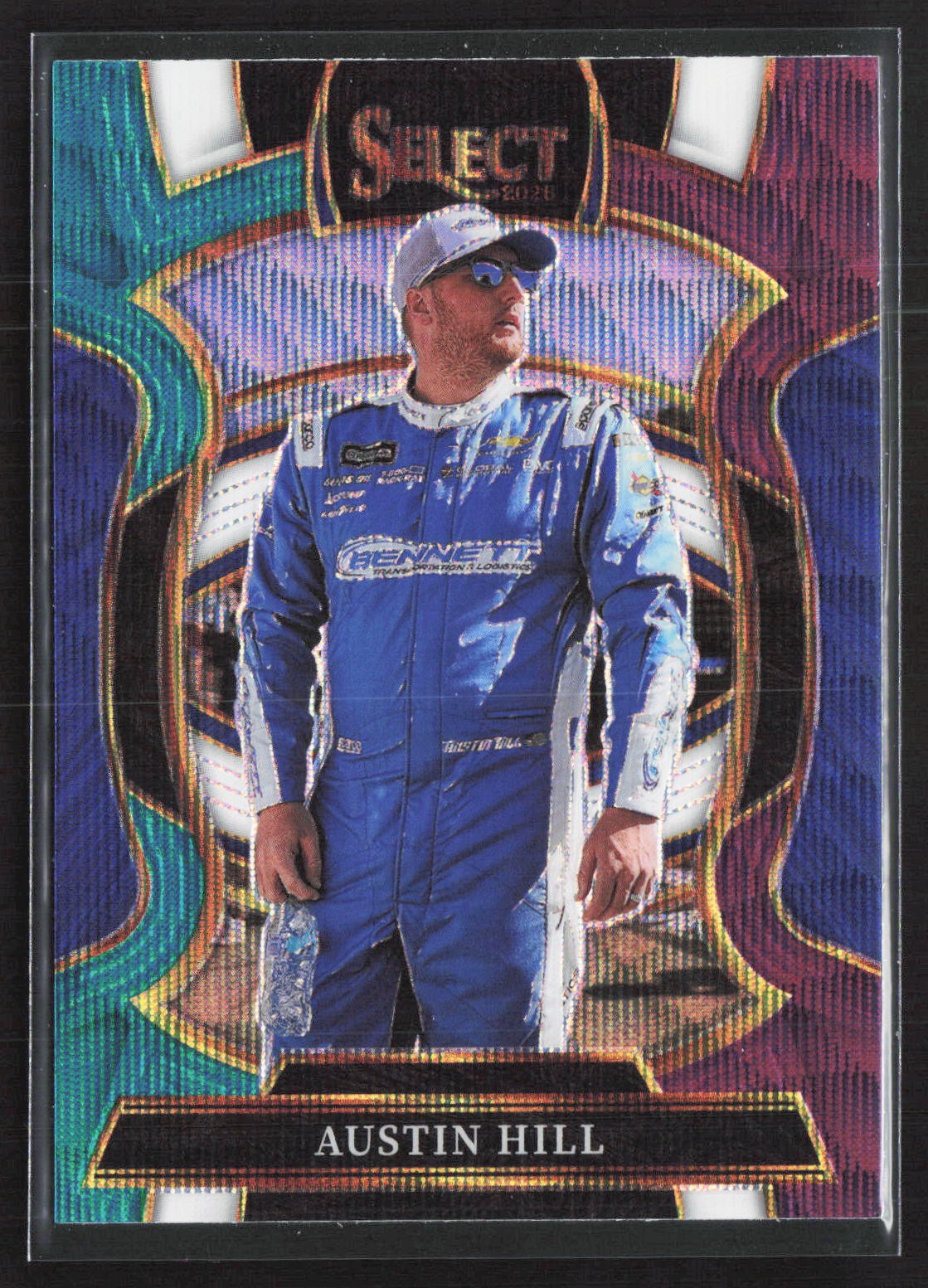 2026 Panini Select Austin Hill Tri-Color Prizms #14 Richard Childress Racing