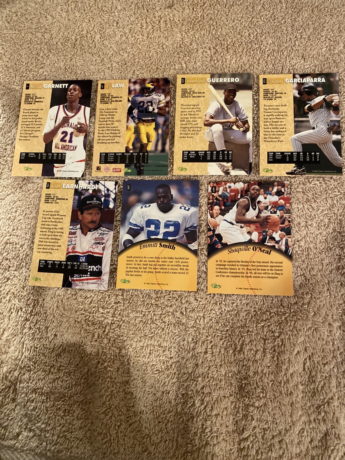 1995 Classic FIVE-Sport Set #1-200. Loaded With Varies Stars Diff Sports NM/MT