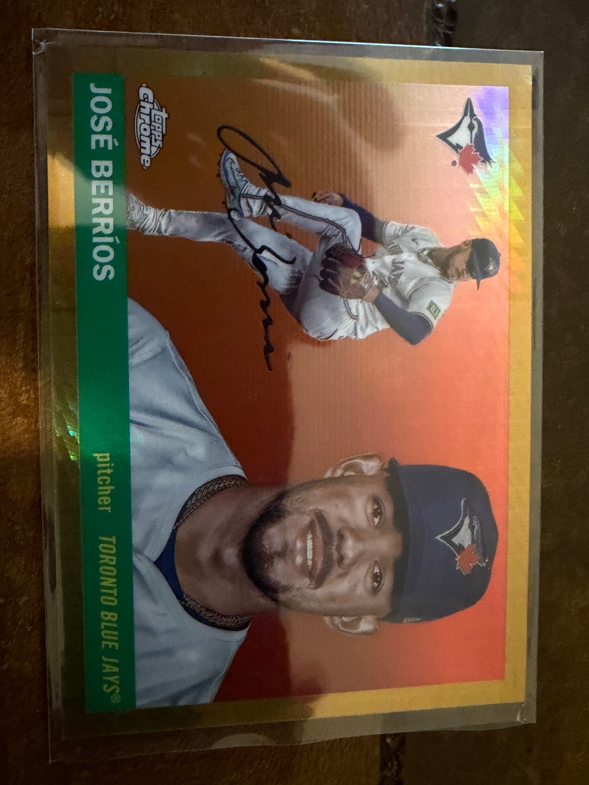 2025 Topps Chrome Platinum Jose Berrios #131 Gold SPP (Print run 20)