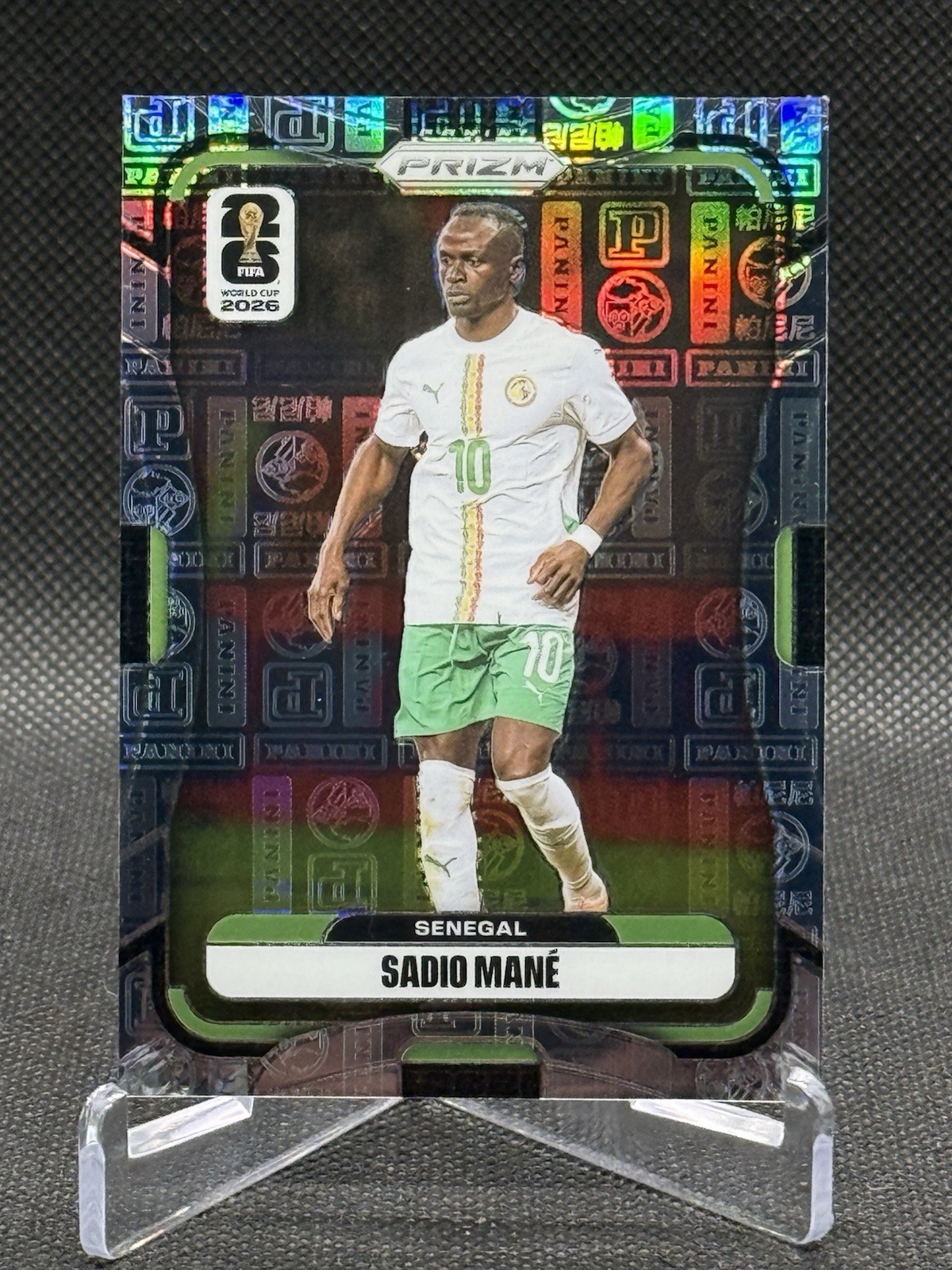 2026 Panini Prizm FIFA World Cup Sadio Mané Panini Logo /61 SSP Senegal