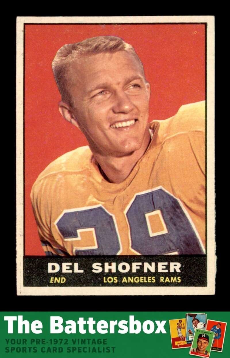1961 Topps #52 Del Shofner NM+ X3772530