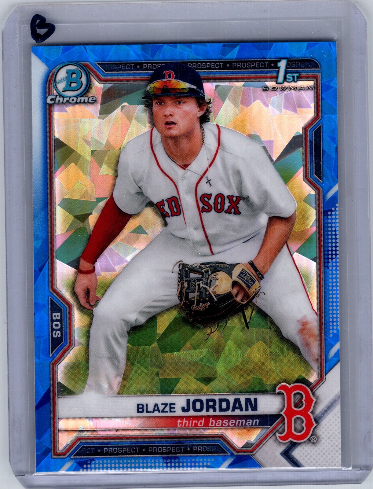 Blaze Jordan 2021 Bowman Sapphire Edition #BCP-71 1st