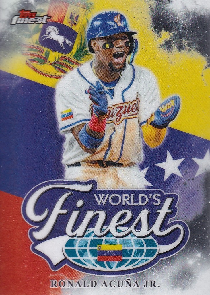 Ronald Acuna Jr. 2026 Topps Finest – Worlds Finest WF-27 Venezuela