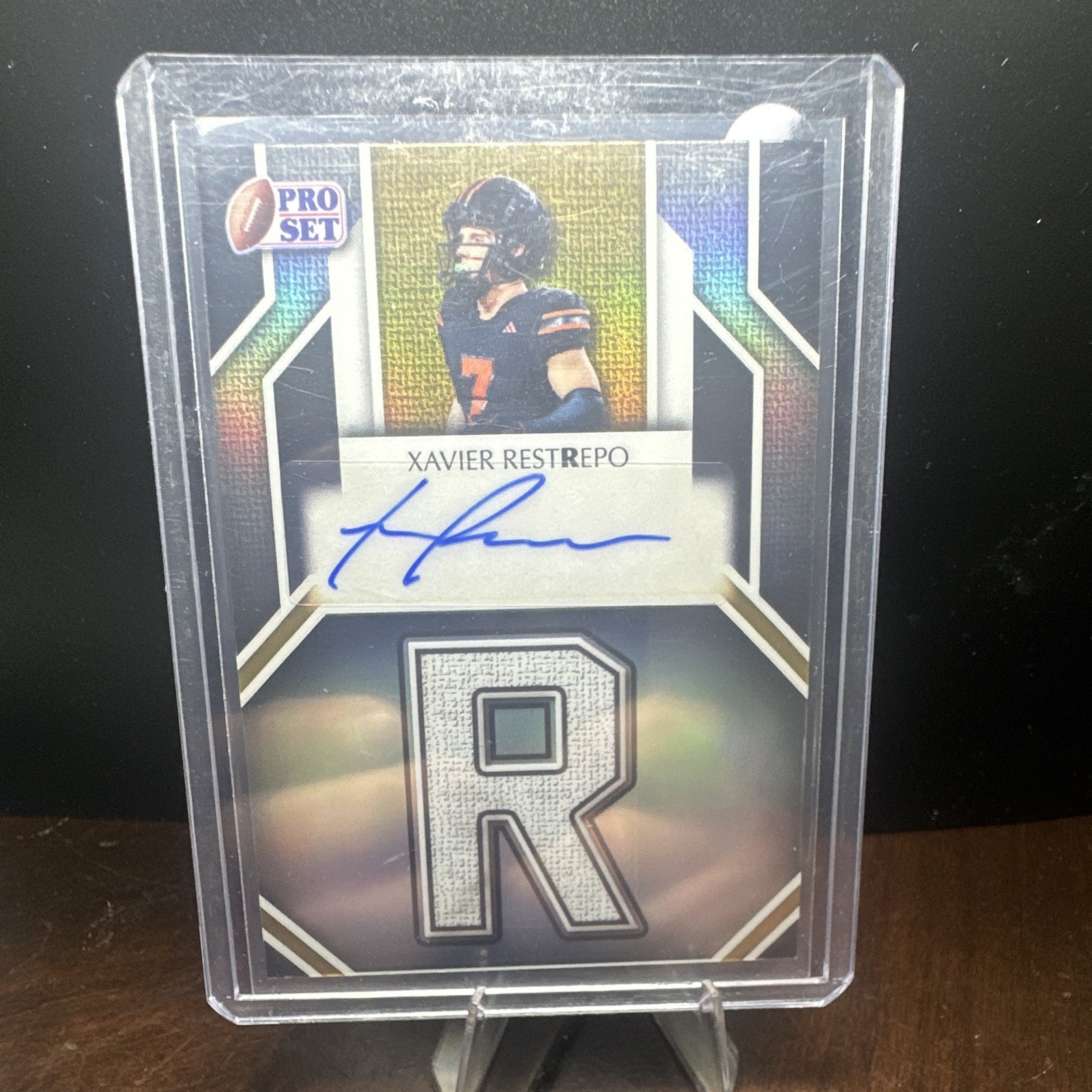 Pro Set Xavier Restrepo Rookie Hard Signed Autograph #R Miami Hurricanes