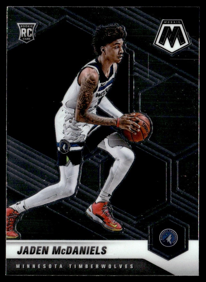 2020-21 Panini Mosaic Jaden McDaniels Rookie Minnesota Timberwolves #235