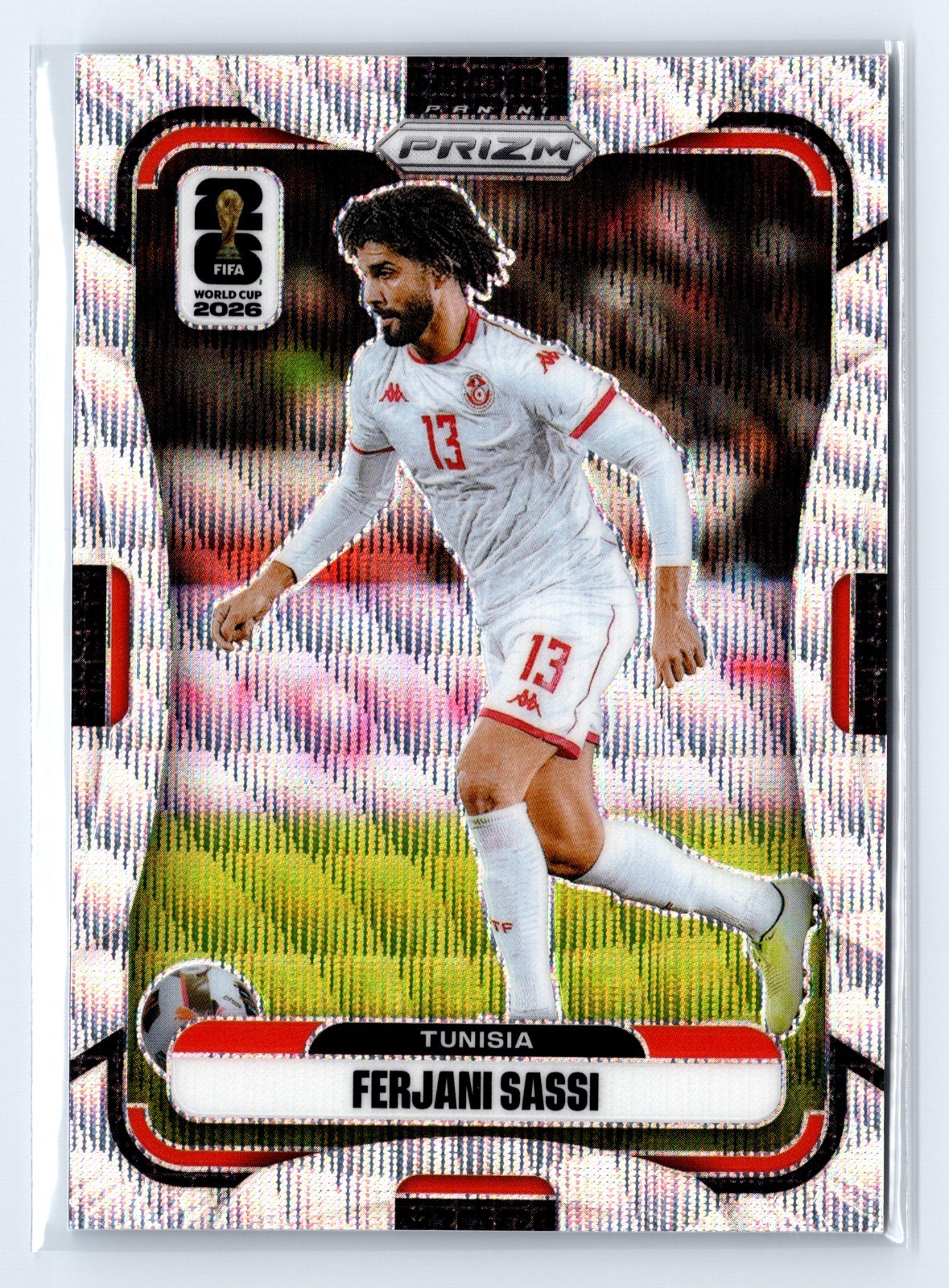 2026 Prizm FIFA World Cup World Cup Wave Prizm #425 Ferjani Sassi, Tunisia