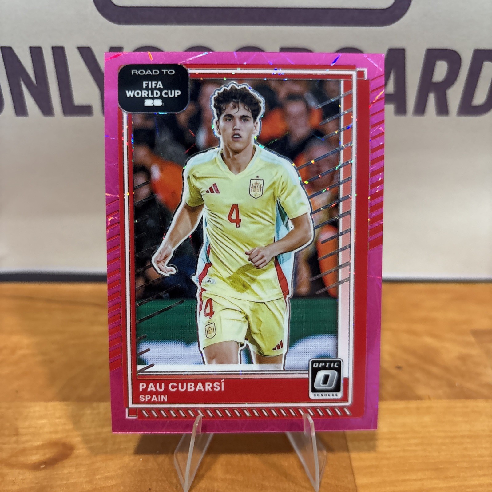 2025-26 Donruss Road to FIFA World Cup Pink Velocity 01/99 #16 PAU CUBARSI Spain