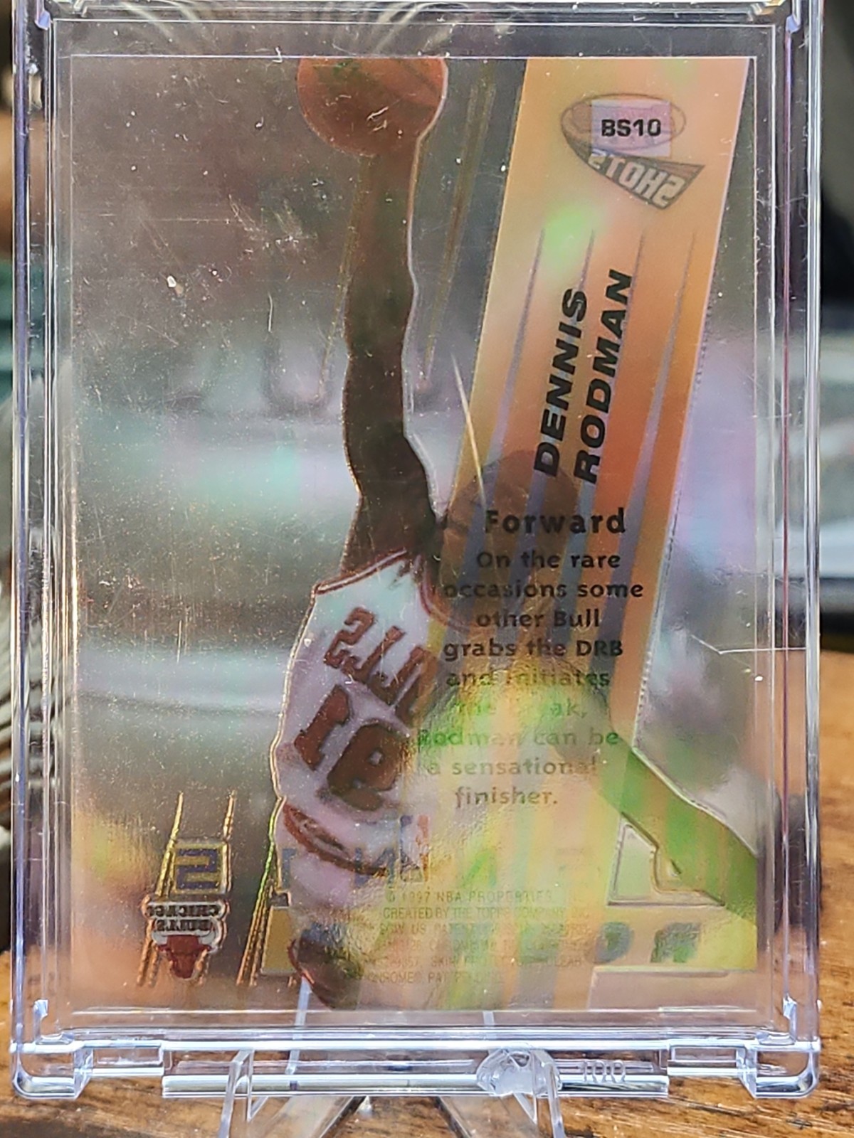 1997-98 Bowman’s Best Shots Dennis Rodman #BS10 CLEAN