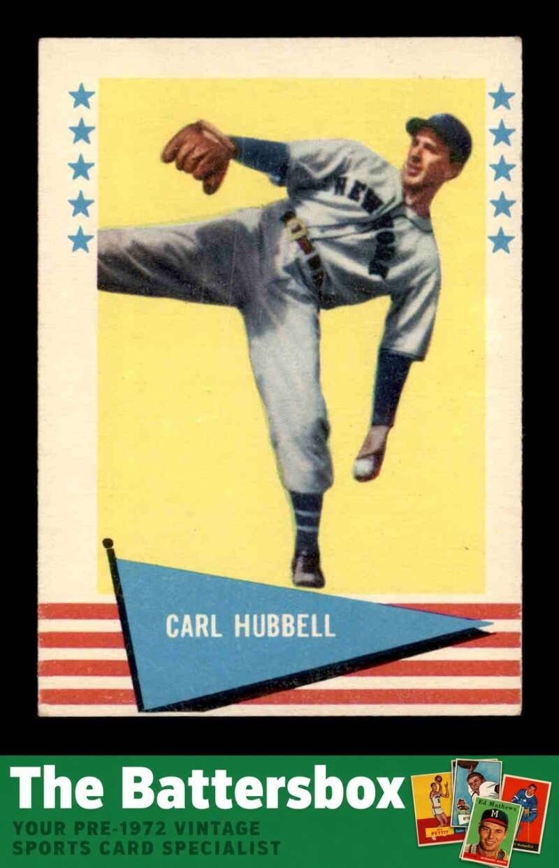 1961 Fleer #45 Carl Hubbell EX+ X3767126