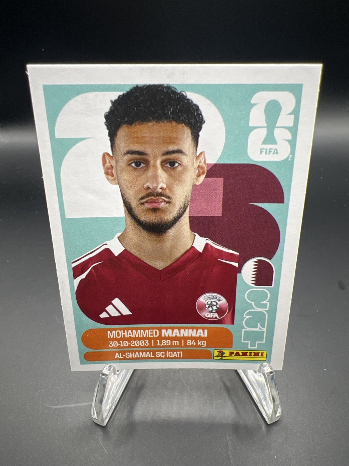 2026 Panini FIFA World Cup Mohammed Mannai Sticker QAT 9