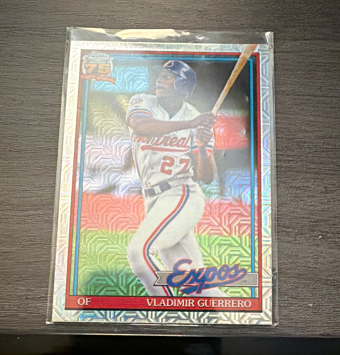 Topps Series 1 Vladimir Guerrero Montreal Expos 1991 Chrome Mojo Insert #91C-9