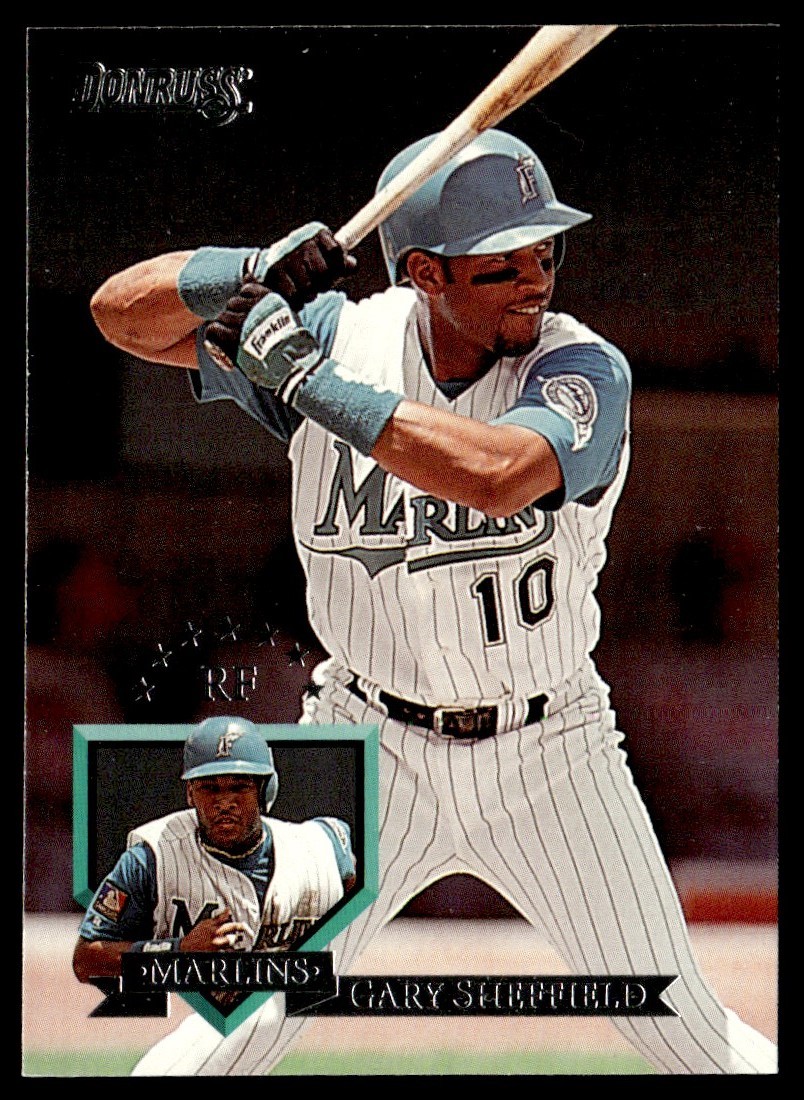 1995 Donruss Gary Sheffield Florida Marlins #168