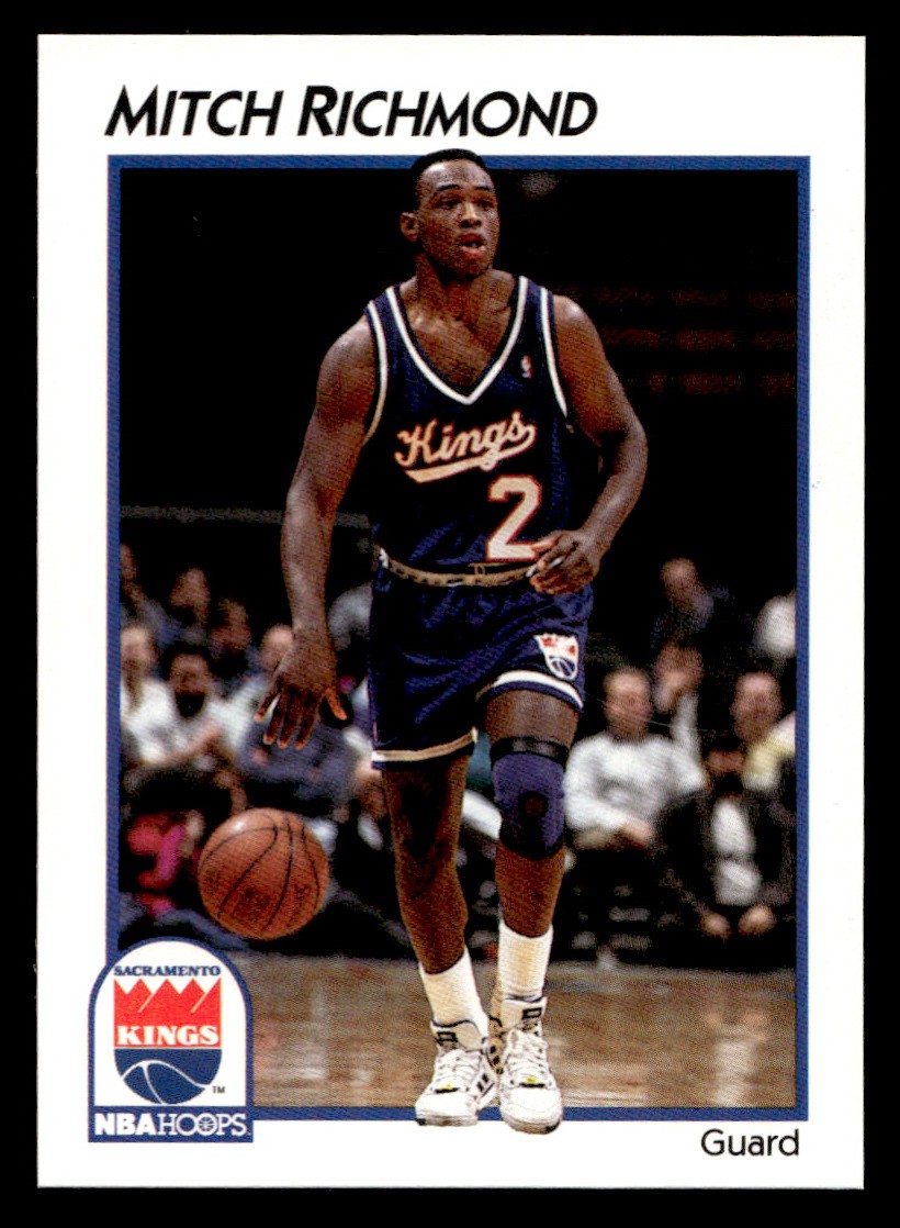1991-92 Nba Hoops Mcdonald’s – Mitch Richmond #37 Basketball Sports Card Raw