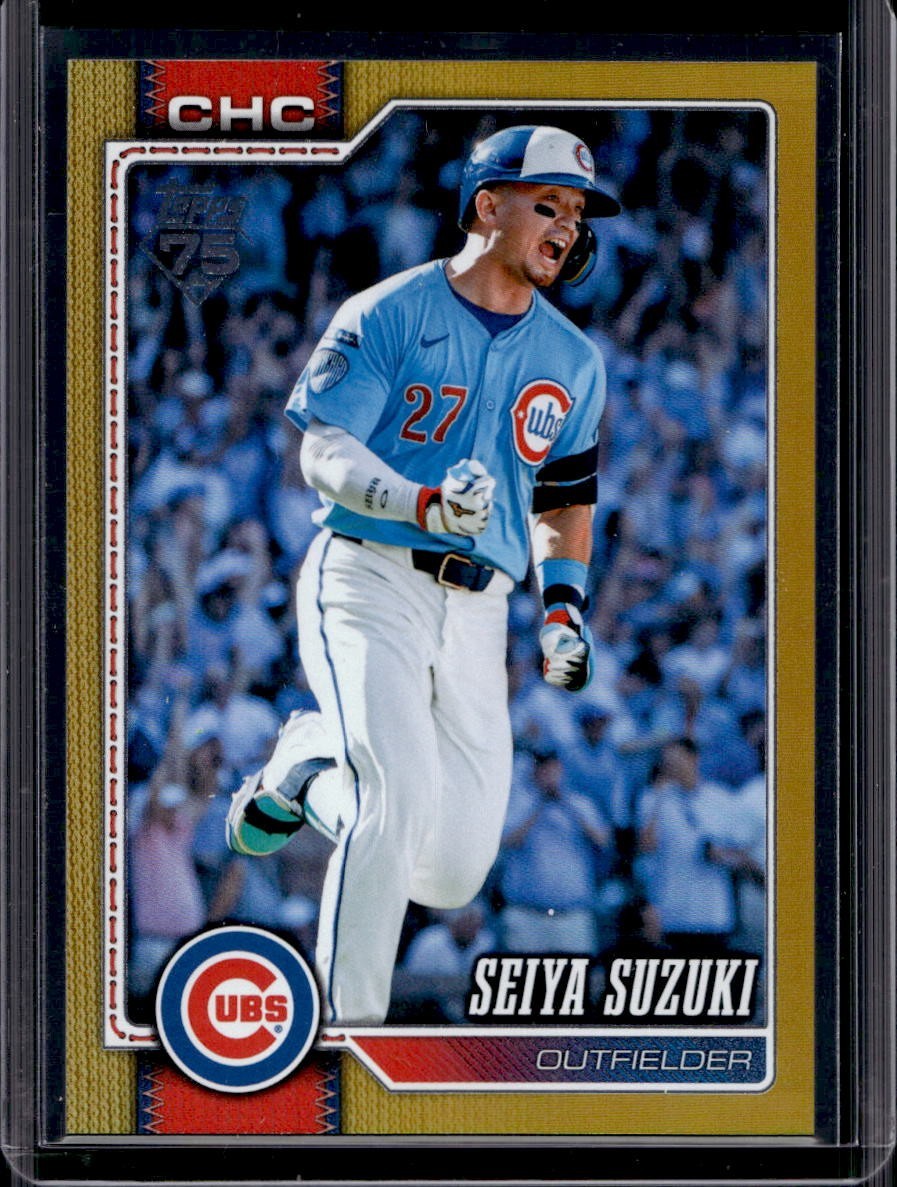 Topps 2026 Series 2 Seiya Suzuki Chicago Cubs #685 Gold Serial Numbered /50