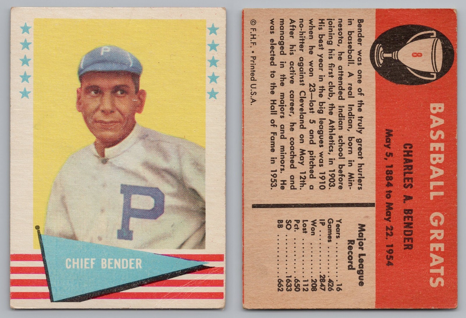 JACK SPIKES 1962 Vintage Fleer #23 Dallas Texans
