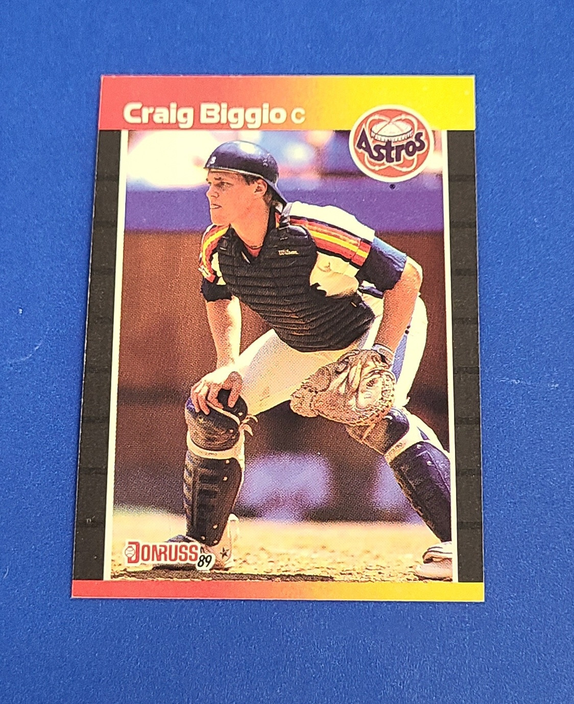 1989 DONRUSS #561 CRAIG BIGGIO ROOKIE BASEBALL CARD HOF RC HOUSTON ASTROS – T