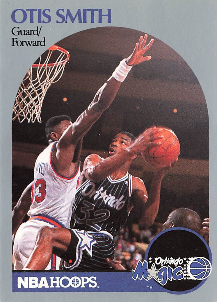 1990 Hoops #221 Otis Smith Orlando Magic