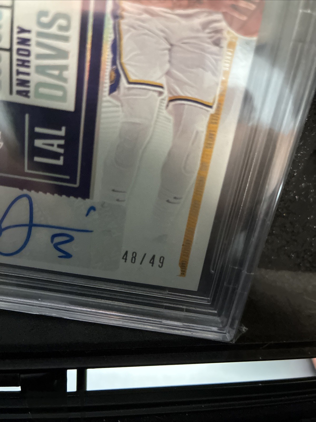 2020 Contenders Anthony Davis Veteran Autographs Playoff Ticket #5 BGS 9.5 /49