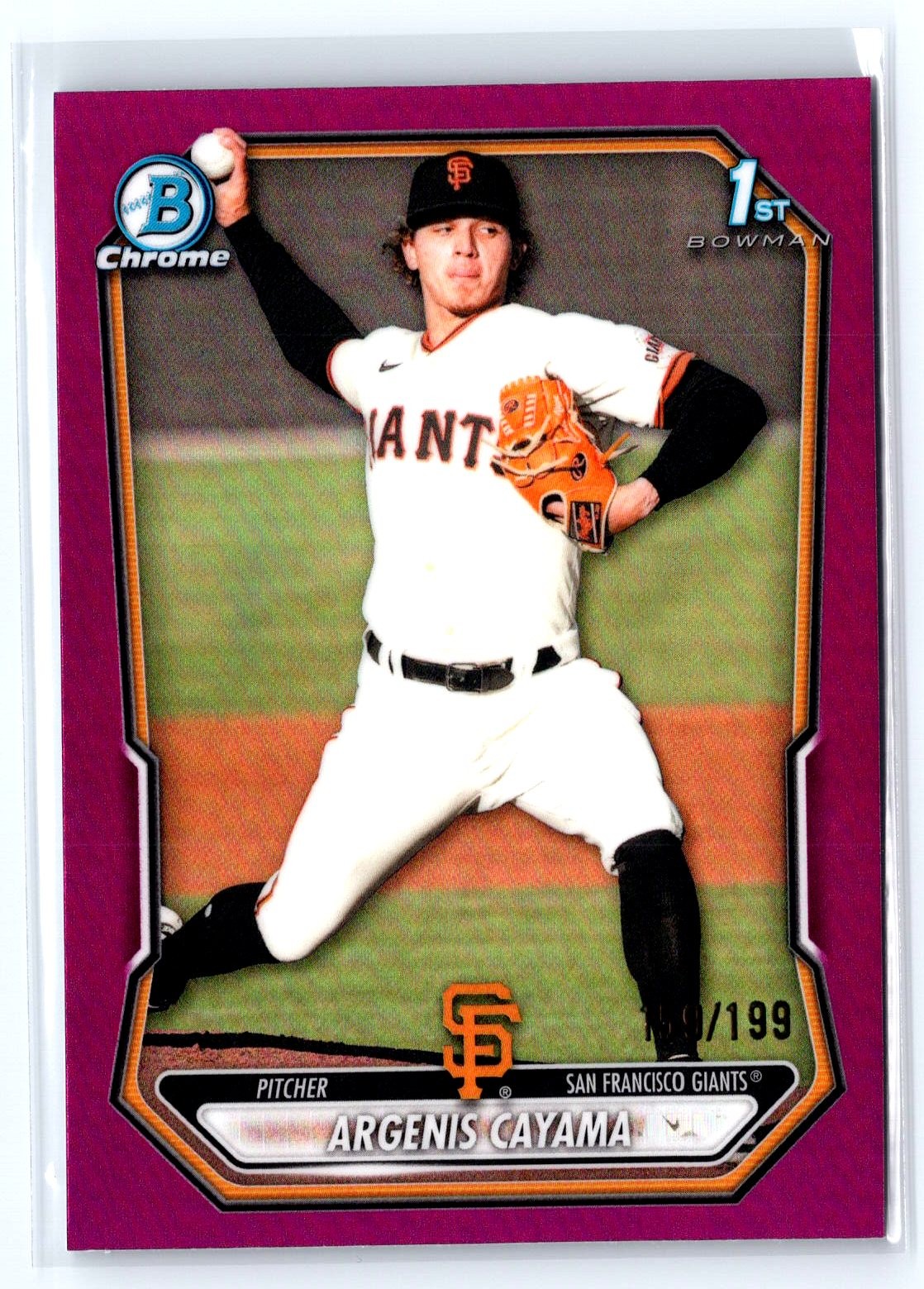 2026 Bowman | Argenis Cayama | 1st Bowman Fuchsia /199