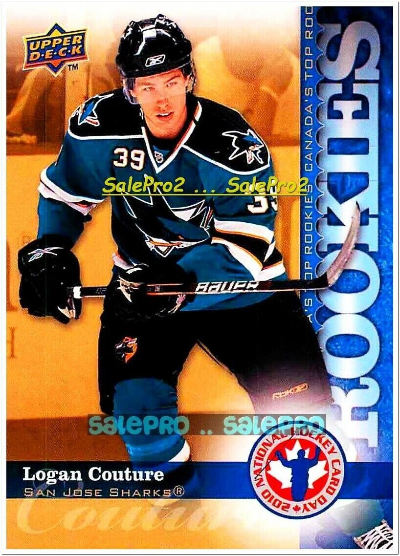 UD NATIONAL 2009 LOGAN COUTURE NHL RC SAN JOSE SHARKS SUPERSTAR MINT ROOKIE #5