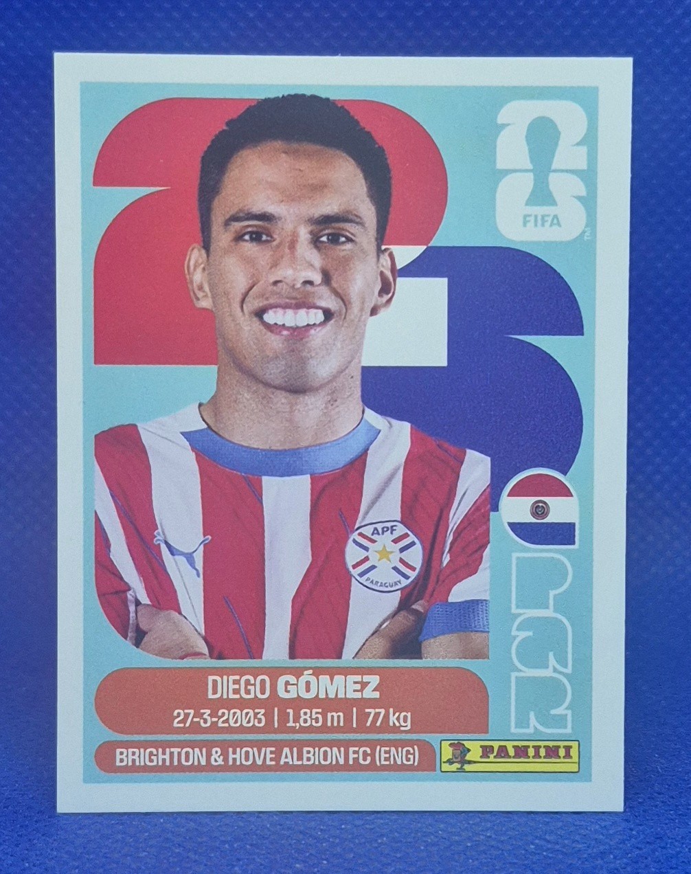 2026 Panini FIFA World Cup Sticker Diego Gomez #PAR 10 – Paraguay
