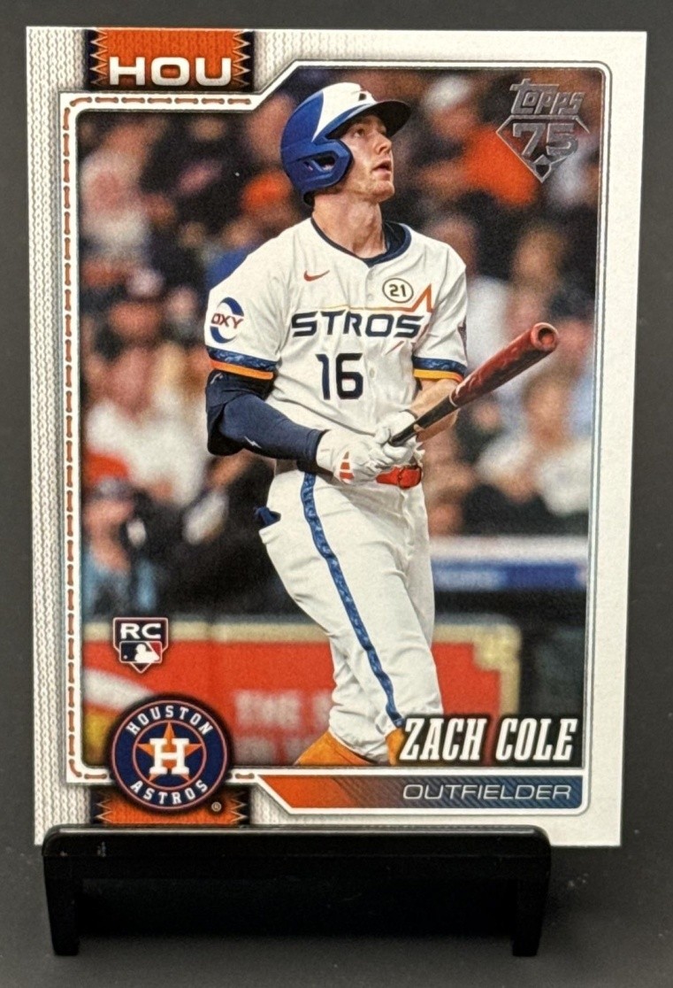 2026 Topps Series 2 Zach Cole #601 RC Astros