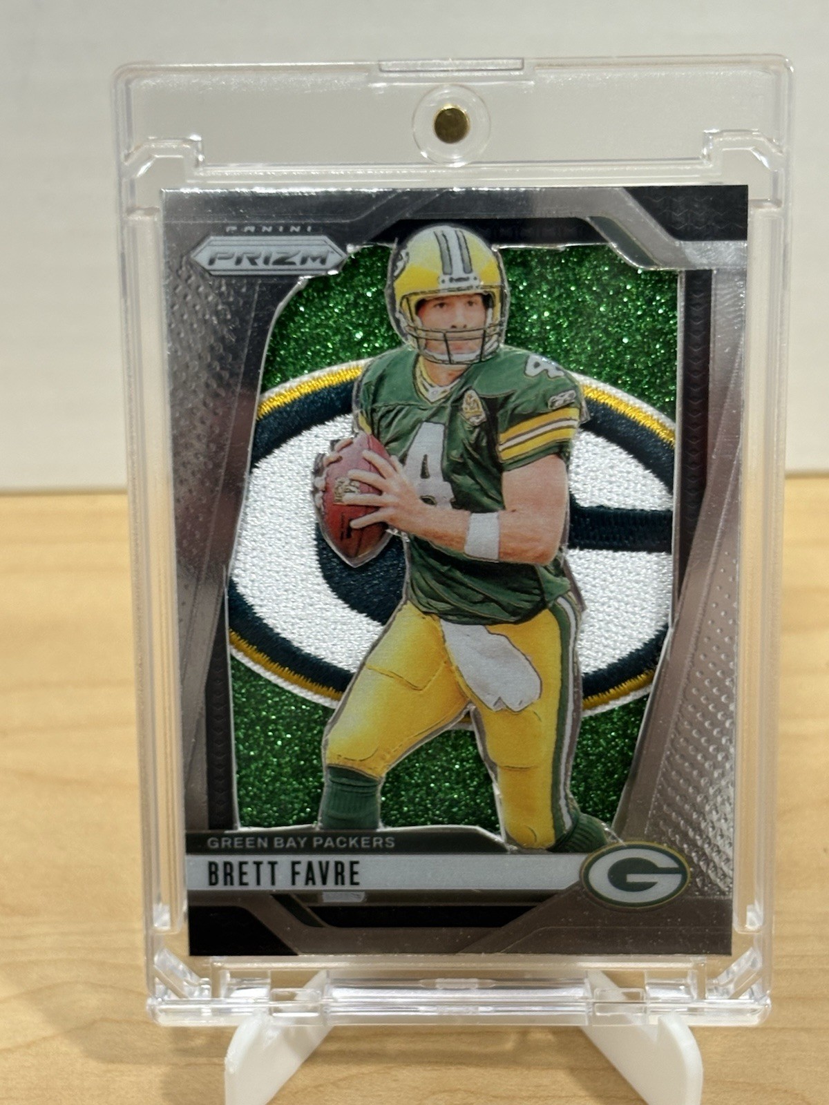 Brett Favre Custom novelty art Handmade Green Bay packers patch CARD