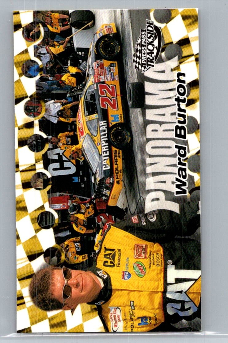 💎2000 Press Pass Trackside Panorama #P 11 Ward Burton – Bill Davis Racing💎